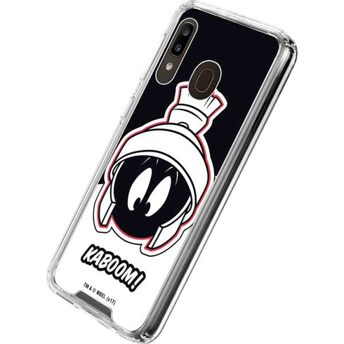 Looney Tunes Retro Marvin The Martian Galaxy A30 Clear Case