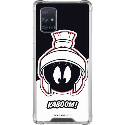 Looney Tunes Retro Marvin The Martian Galaxy A71 5G Clear Case