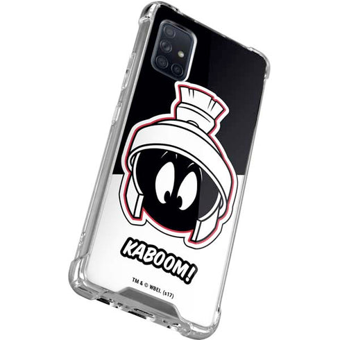 Looney Tunes Retro Marvin The Martian Galaxy A71 5G Clear Case