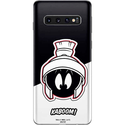 Looney Tunes Retro Marvin The Martian Galaxy S10 Skin