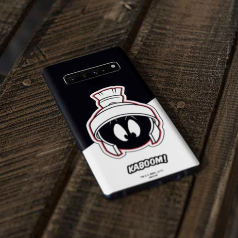 Looney Tunes Retro Marvin The Martian Galaxy S10 Skin