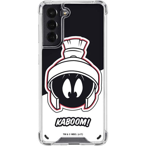 Looney Tunes Retro Marvin The Martian Galaxy S21 5G Clear Case