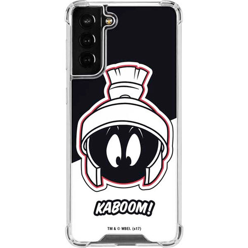 Looney Tunes Retro Marvin The Martian Galaxy S21 FE Clear Case