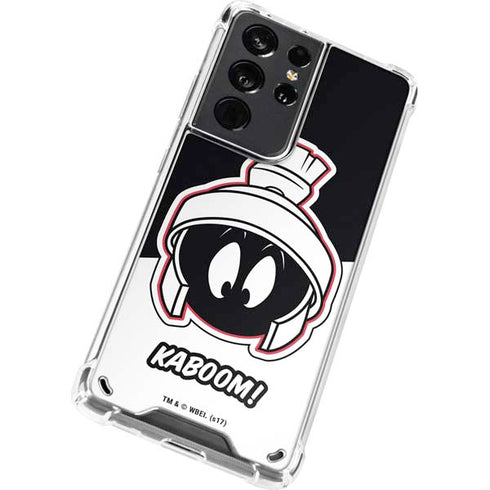Looney Tunes Retro Marvin The Martian Galaxy S21 Ultra 5G Clear Case