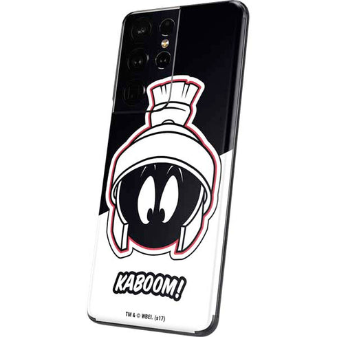 Looney Tunes Retro Marvin The Martian Galaxy S21 Ultra 5G Skin