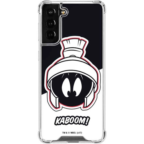 Looney Tunes Retro Marvin The Martian Galaxy S22 Plus Clear Case