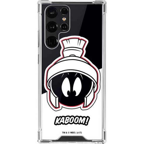 Looney Tunes Retro Marvin The Martian Galaxy S22 Ultra Clear Case