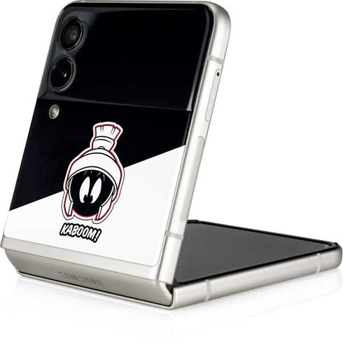 Looney Tunes Retro Marvin The Martian Galaxy Z Flip3 5G Skin