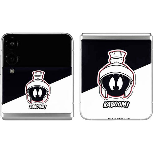 Looney Tunes Retro Marvin The Martian Galaxy Z Flip4 5G Skin