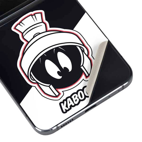 Looney Tunes Retro Marvin The Martian Galaxy Z Flip5 5G Skin