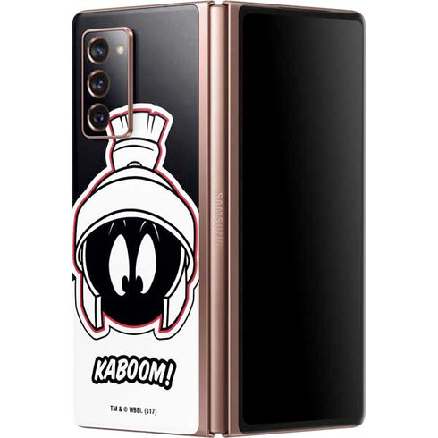 Looney Tunes Retro Marvin The Martian Galaxy Z Fold2 5G Skin