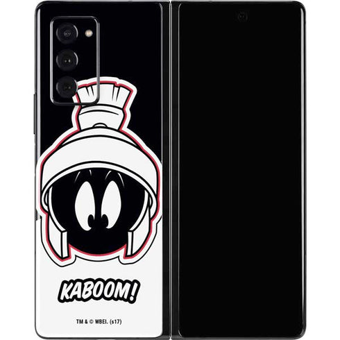 Looney Tunes Retro Marvin The Martian Galaxy Z Fold2 5G Skin
