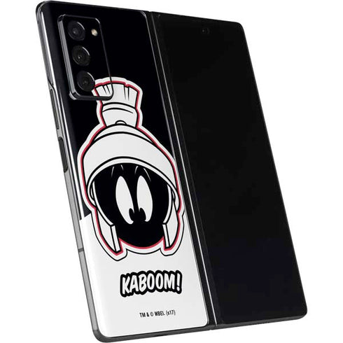 Looney Tunes Retro Marvin The Martian Galaxy Z Fold2 5G Skin