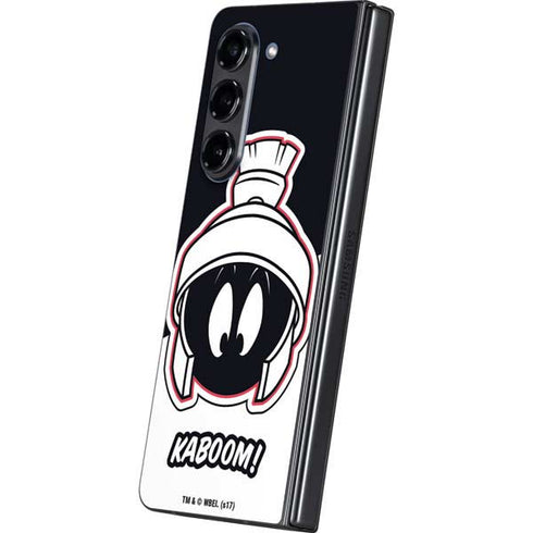 Looney Tunes Retro Marvin The Martian Galaxy Z Fold5 5G Skin