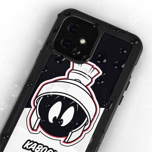 Looney Tunes Retro Marvin The Martian iPhone 12 Mini Waterproof Case