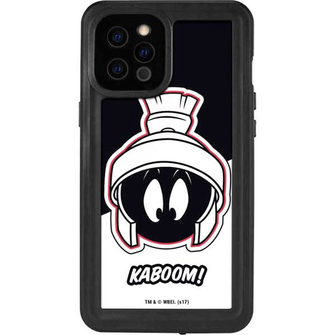 Looney Tunes Retro Marvin The Martian iPhone 12 Pro Max Waterproof Case