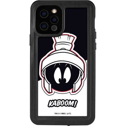 Looney Tunes Retro Marvin The Martian iPhone 12 Pro Waterproof Case