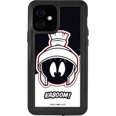 Looney Tunes Retro Marvin The Martian iPhone 12 Waterproof Case