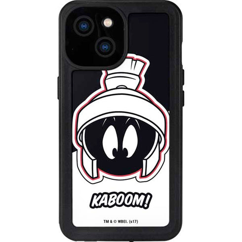 Looney Tunes Retro Marvin The Martian iPhone 13 Mini Waterproof Case