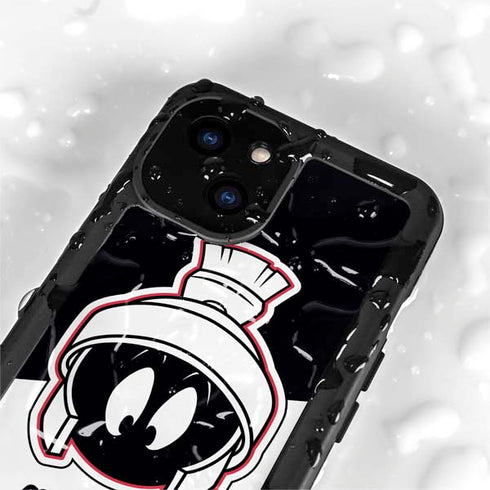 Looney Tunes Retro Marvin The Martian iPhone 13 Mini Waterproof Case