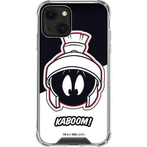 Looney Tunes Retro Marvin The Martian iPhone 14 Plus Clear Case