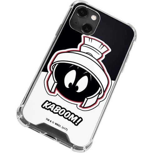 Looney Tunes Retro Marvin The Martian iPhone 14 Plus Clear Case