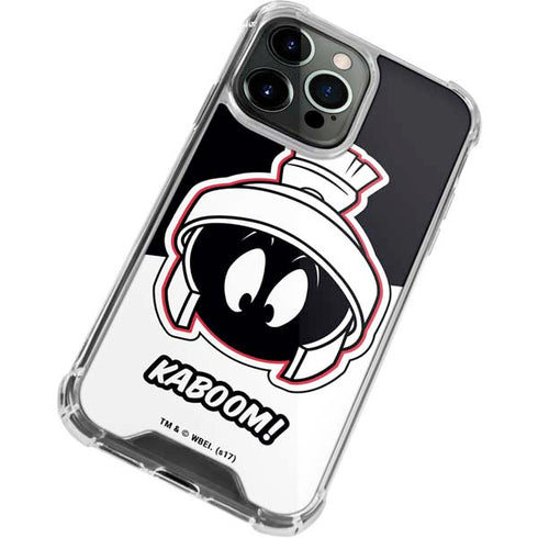 Looney Tunes Retro Marvin The Martian iPhone 14 Pro Max Clear Case