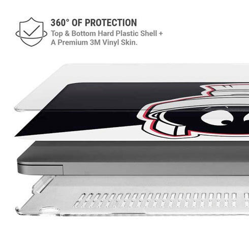 Looney Tunes Retro Marvin The Martian MacBook Pro 16in (2021-25) Case plus Skin