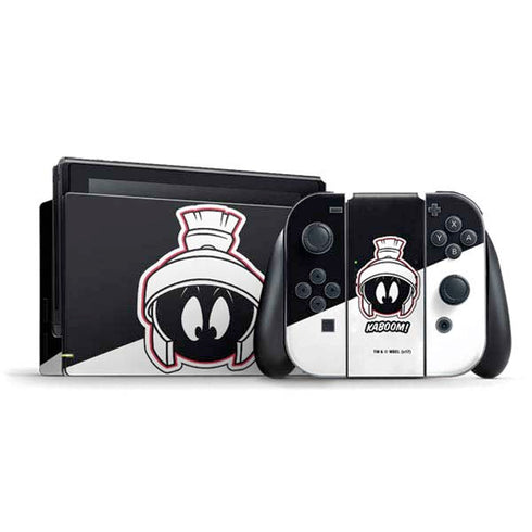 Looney Tunes Retro Marvin The Martian Nintendo Switch Bundle Skin