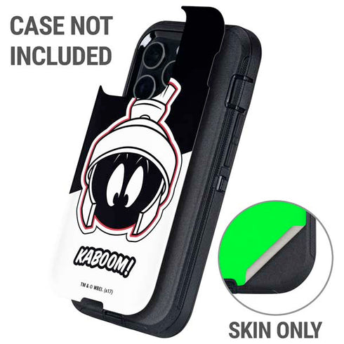 Looney Tunes Retro Marvin The Martian Otterbox Defender iPhone Skin