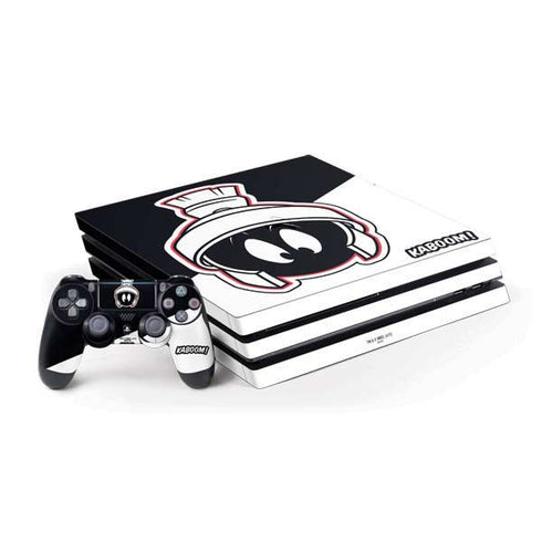 Looney Tunes Retro Marvin The Martian PS4 Pro Bundle Skin