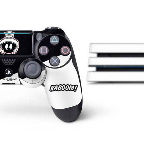 Looney Tunes Retro Marvin The Martian PS4 Pro Bundle Skin