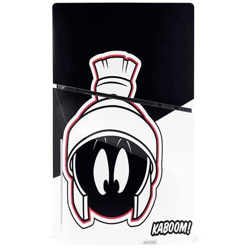 Looney Tunes Retro Marvin The Martian PS5 Slim Disk Bundle Skin