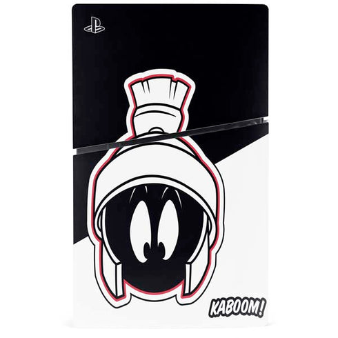 Looney Tunes Retro Marvin The Martian PS5 Slim Digital Edition Bundle Skin