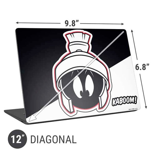Looney Tunes Retro Marvin The Martian Universal Laptop 12in (9.8 x 6.8in) Skin