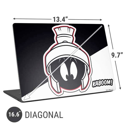 Looney Tunes Retro Marvin The Martian Universal Laptop 16.6in (13.4 x 9.7in) Skin