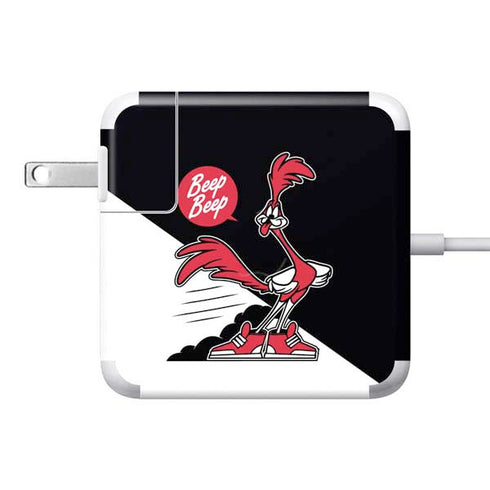 Looney Tunes Retro Road Runner 85W Power Adapter (15 and 17 inch MacBook Pro Charger) Skin