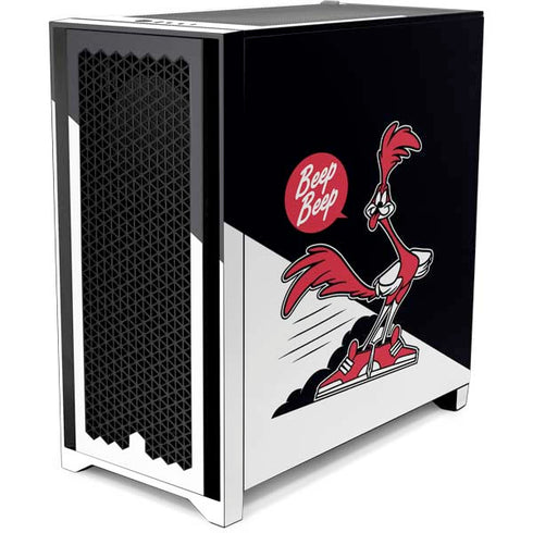 Looney Tunes Retro Road Runner Corsair 4000D Tempered Glass Mid-Tower ATX Case Skin