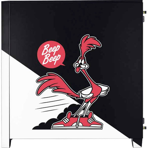 Looney Tunes Retro Road Runner Corsair 4000D Tempered Glass Mid-Tower ATX Case Skin
