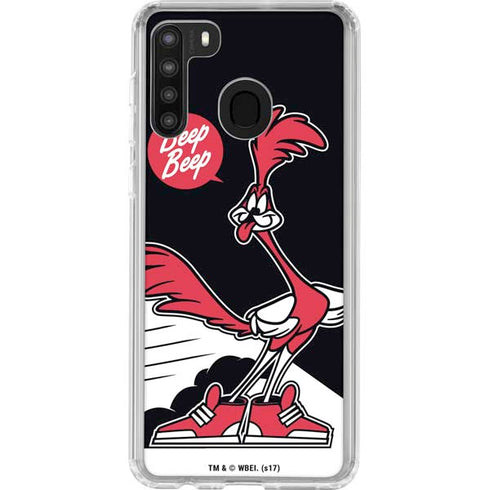 Looney Tunes Retro Road Runner Galaxy A21 Clear Case