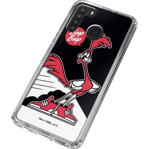 Looney Tunes Retro Road Runner Galaxy A21 Clear Case