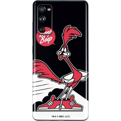 Looney Tunes Retro Road Runner Galaxy S20 Fan Edition Skin
