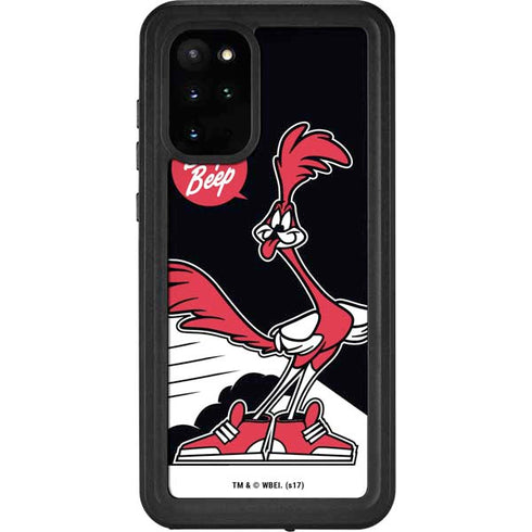 Looney Tunes Retro Road Runner Galaxy S20 Plus Waterproof Case