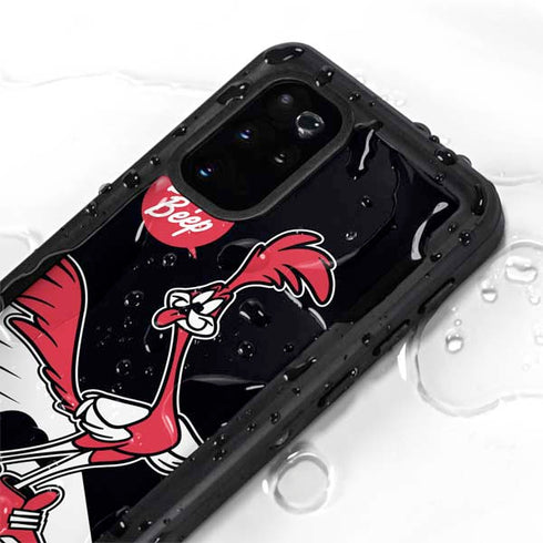 Looney Tunes Retro Road Runner Galaxy S20 Plus Waterproof Case