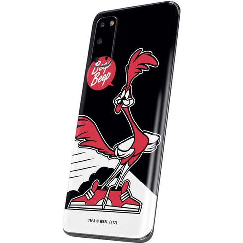 Looney Tunes Retro Road Runner Galaxy S20 Skin