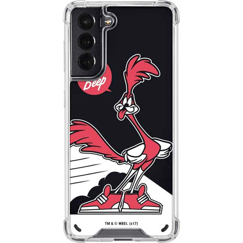 Looney Tunes Retro Road Runner Galaxy S21 5G Clear Case