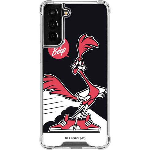 Looney Tunes Retro Road Runner Galaxy S21 FE Clear Case