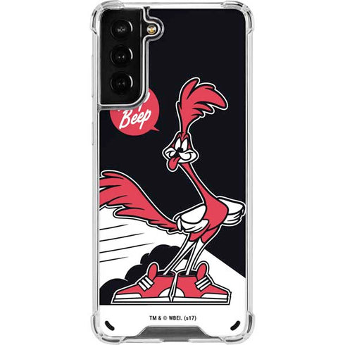 Looney Tunes Retro Road Runner Galaxy S21 Plus 5G Clear Case