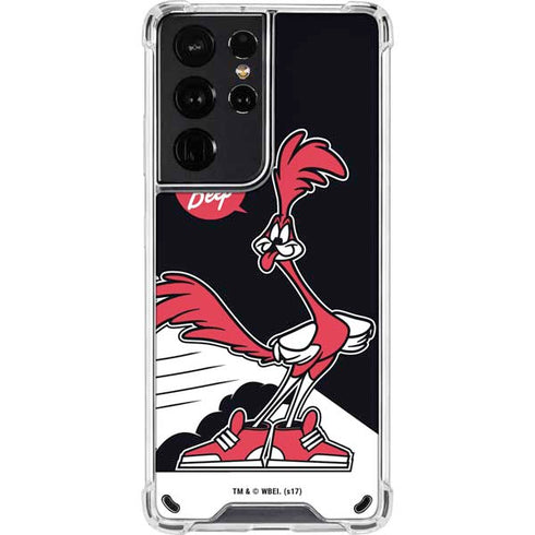 Looney Tunes Retro Road Runner Galaxy S21 Ultra 5G Clear Case