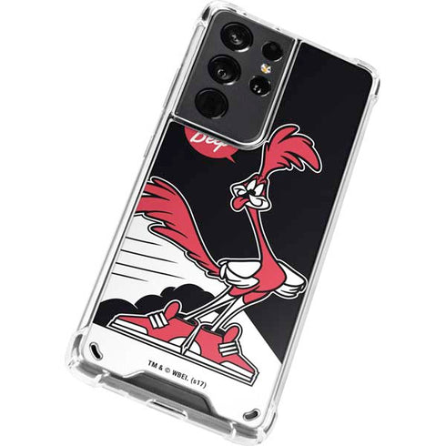 Looney Tunes Retro Road Runner Galaxy S21 Ultra 5G Clear Case